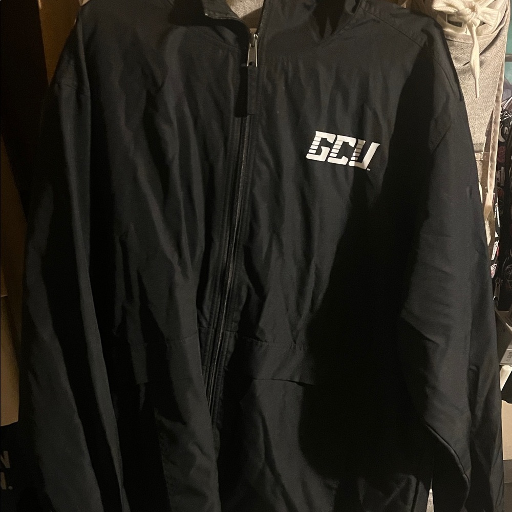 Champion Black Windbreaker Jacket